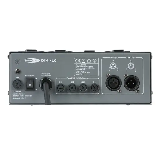 Showtec Showtec | 50443 | DIM-4LC | 4-Channel Dimmer Pack with local control - 3 A per channel