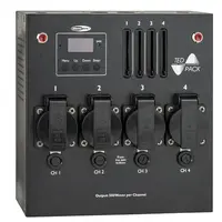 Showtec | 50447 | TED Pack LC | 4-Kanaals dimmer pack met local control