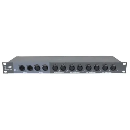 Showtec Showtec | 50780 | DB-1-4 | DMX Booster avec 4 canaux et connecteurs XLR 3 et 5 broches