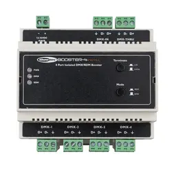 Showtec Showtec | 50795 | Booster-4 Install | DIN Rail Showtec | 50795 | Booster-4 Install | DIN Rail