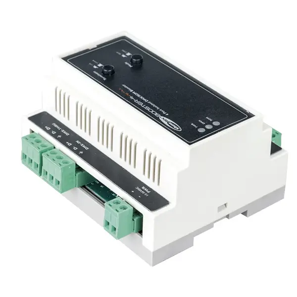 Showtec Showtec | 50795 | Booster-4 Install | DIN Rail