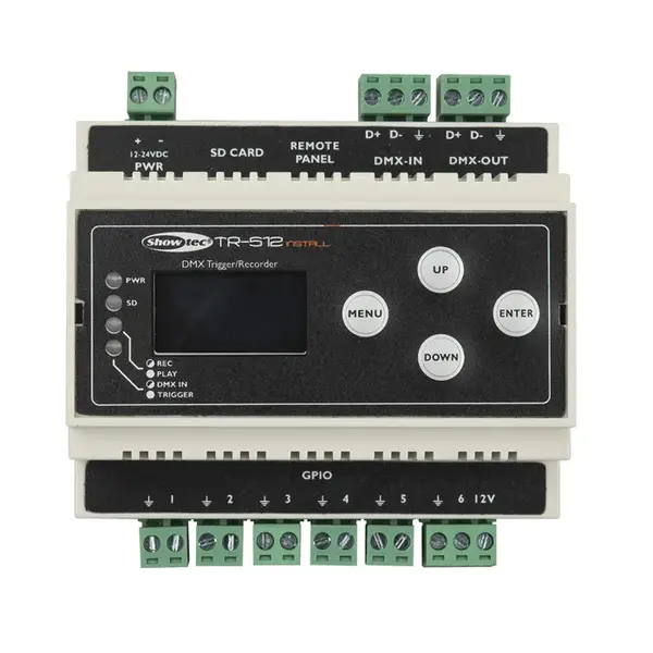 Showtec Showtec | 50826 | TR-512 Install | DIN Rail