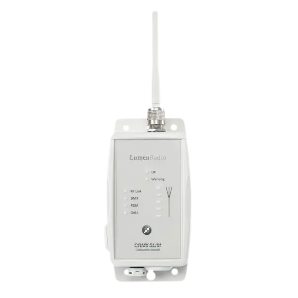 Lumenradio Lumenradio | 51521 | CRMX Slim TX | IP65 DMX-zender met DALI/DSI