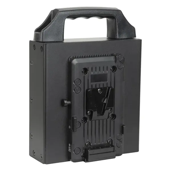 Showtec Showtec | 33310 | V-Mount Battery Holder for Media Panel | Voor twéé accu's