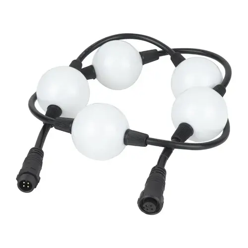 Showtec Showtec | 44571 | Pixel Bubble Extension String | 1 m String with 5x 50 mm white frosted LED Balls