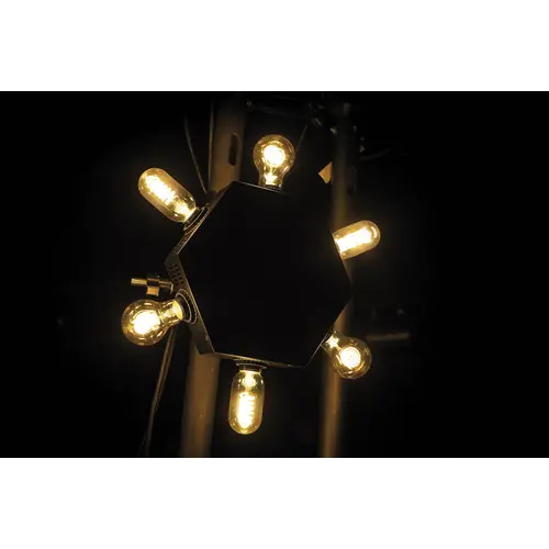 Showtec Showtec | 30748 | Edison Star E6 | DMX LED dimmer with 6x E27 Socket