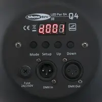 Showtec Showtec | 42468 | LED Par 64 Short Q4-18 | Par LED 18 x 8 W RGBW - Noir