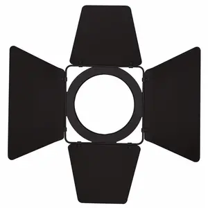 Showtec Showtec | 33056 | Barndoor for Performer Fresnel Mini | Volets en métal noir à quatre coupe-flux