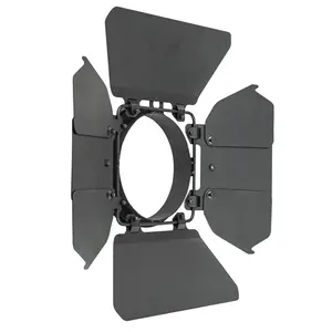 Showtec Showtec | 33160 | Barndoor for Performer 1500 Fresnel | Black Eight-Leaves Metal Barndoor