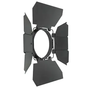 Showtec Showtec | 33161 | Barndoor for Performer 2500 Fresnel | Black Eight-leaves Metal Barndoor