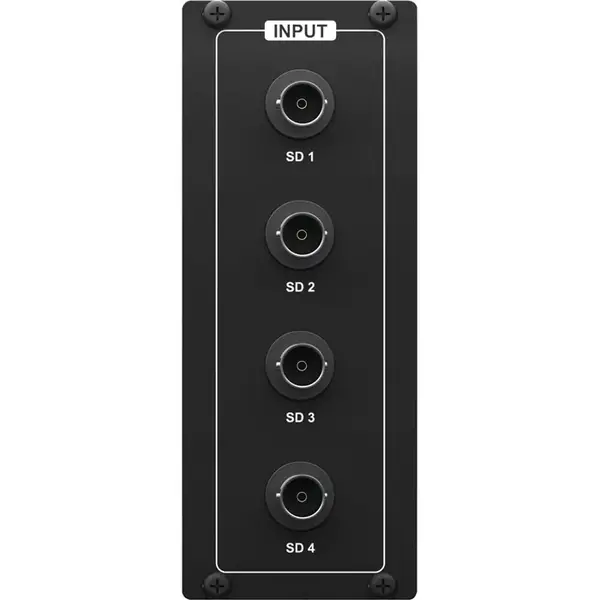 Arkaos Arkaos | 102225 | VS4 Input card - 4x 3G SDI | plaque de protection arrière incluse