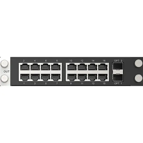 Novastar Novastar | 101670 | H Series 16x RJ45 plus 2x Fibre 4K Sending Card | Stuurt tot 10.400.000 pixels aan
