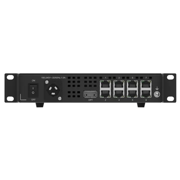 Novastar Novastar | 101595 | CVT8-5G-S | Fibre to 8x 5G Ethernet converter