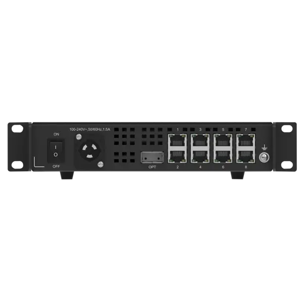 Novastar Novastar | 101596 | CVT8-5G-M | Fibre to 8x 5G Ethernet converter
