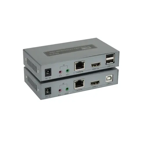 DMT DMT | 101241 | VT201 - 4K-KVM HDMI / USB Extender Set | USB- en HDMI-signaaloplossingen voor lange afstanden