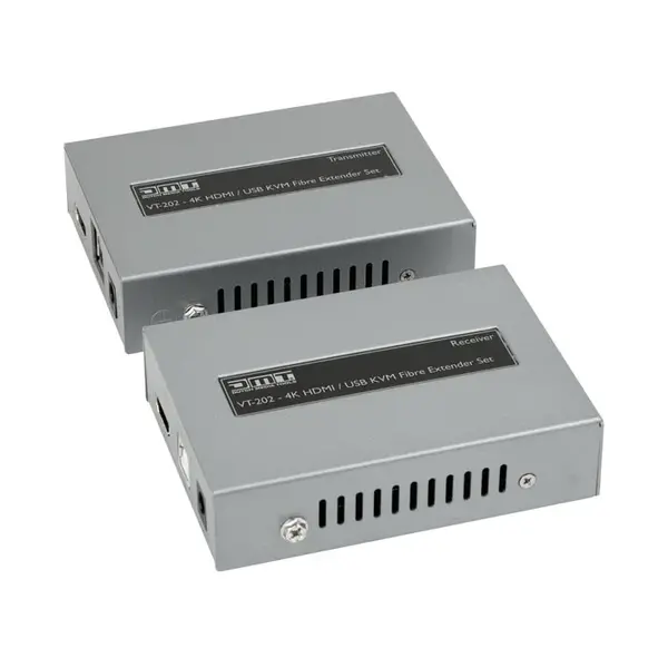 DMT DMT | 101242 | VT202 - KVM HDMI / USB Fibre Extender Set | Lange afstand glasvezel USB & HDMI signaaloplossing