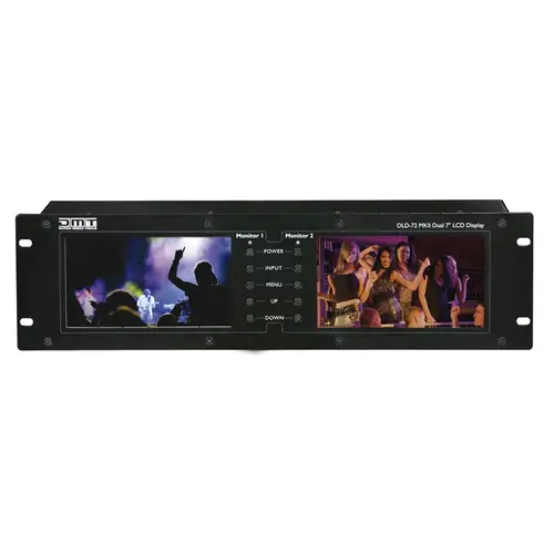 DMT DMT | 101205 | DLD-72 MKII | Dual 7" Display with HDMI link - rack mount version