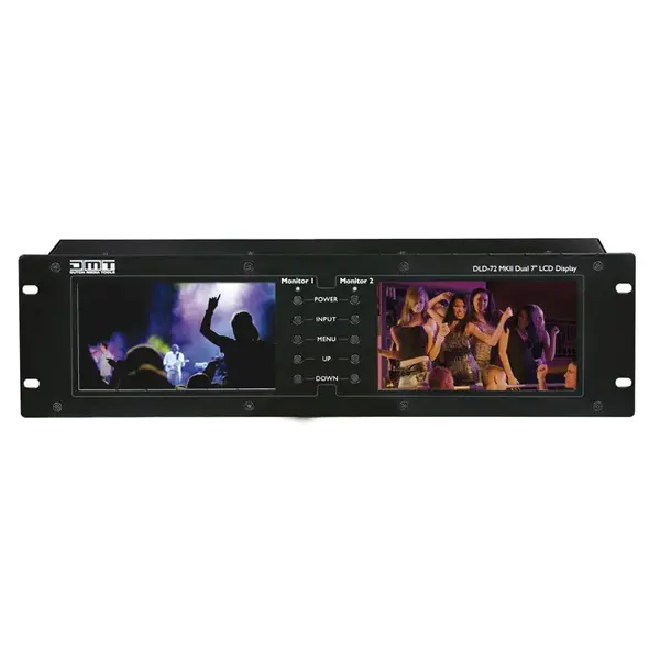 DMT DMT | 101205 | DLD-72 MKII | Dubbel 7-inch scherm met HDMI-link - rack versie