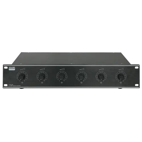 DAP DAP | D6538 | VCR-650 | 6 x 50 W Contrôleur de volume 100 V à montage en rack