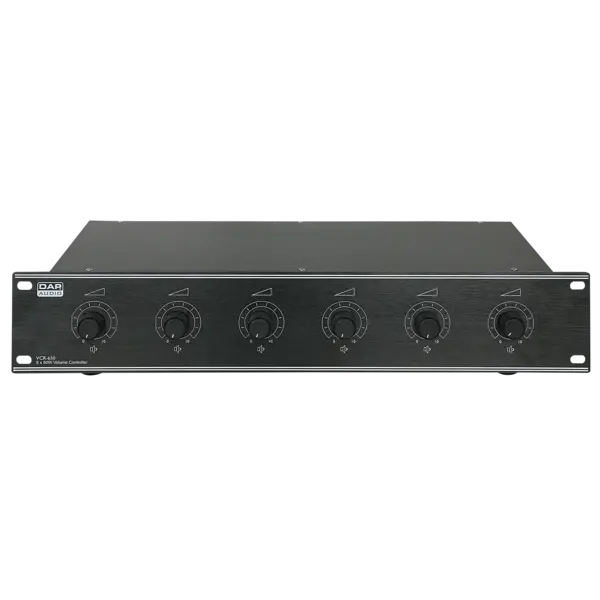 DAP DAP | D6538 | VCR-650 | 6 x 50 W Contrôleur de volume 100 V à montage en rack