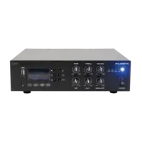 DAP DAP | D6170 | PA-380TU 80 W 100 V Amplifier | Bluetooth 5.0, USB, Microphone (6.3 mm jack), AUX (RCA) and FM radio