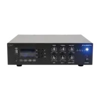 DAP | D6170 | PA-380TU 80 W 100 V Amplifier | Bluetooth 5.0, USB, Microfoon (6.3 mm jack), AUX (RCA/tulp) en FM radio
