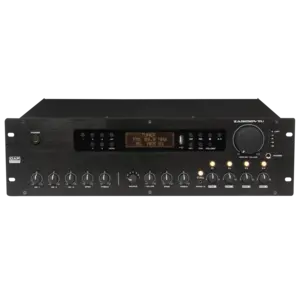 DAP DAP | D6155 | ZA-9250VTU | 250 W 100 V 4-Zone Mixer Amplifier with adjustable zone volume levels