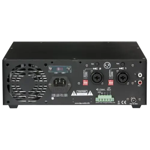 DAP DAP | D6150 | PA-530TU | 3-channel 30 W 100 V Mixer Amplifier