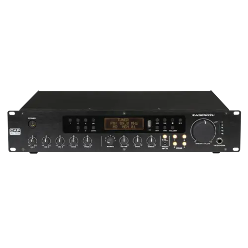 DAP DAP | D6154 | ZA-9250TU | 250 W 100 V 4-Zone Mixer Amplifier