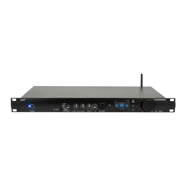 DAP DAP | D6175 | PA-5500TU | Radio Internet 1U avec amplificateur 460 W, DAB+, FM, BT 4.2 et lecteur audio réseau
