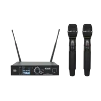 DAP | D1479B | EDGE EHS-2 | Wireless Dual Handheld Microphone Set - 610-670 MHz