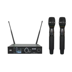 DAP DAP | D1479B | EDGE EHS-2 | Système double microphones portable sans fil - 610-670 MHz