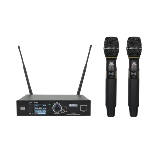 DAP DAP | D1479B | EDGE EHS-2 | Wireless Dual Handheld Microphone Set - 610-670 MHz