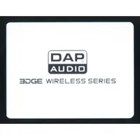 DAP DAP | D1479B | EDGE EHS-2 | Draadloze tweevoudige handmicrofoonset | 610-670 mHz