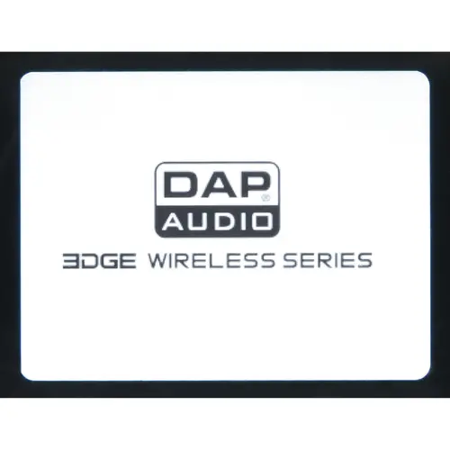 DAP DAP | D1479B | EDGE EHS-2 | Système double microphones portable sans fil - 610-670 MHz