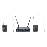 DAP DAP | D1480B | EDGE EBS-2 | Wireless Dual Beltpack Set - 610-670 MHz