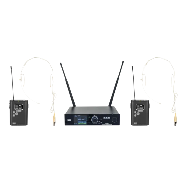 DAP DAP | D1480B | EDGE EBS-2 | Draadloze tweevoudige Beltpack-set | 610-670 mHz