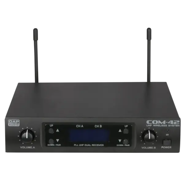 DAP DAP | D1464 | COM-42 | Kit micro sans fil UHF 2 can.