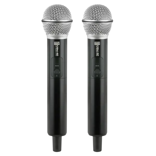 DAP DAP | D1464 | COM-42 | 2-kanaals handheldset UHF draadloze microfoon