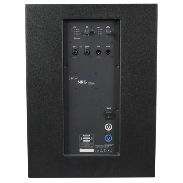 DAP DAP | D3658 | NRG-15SA | Active 15” bass reflex subwoofer