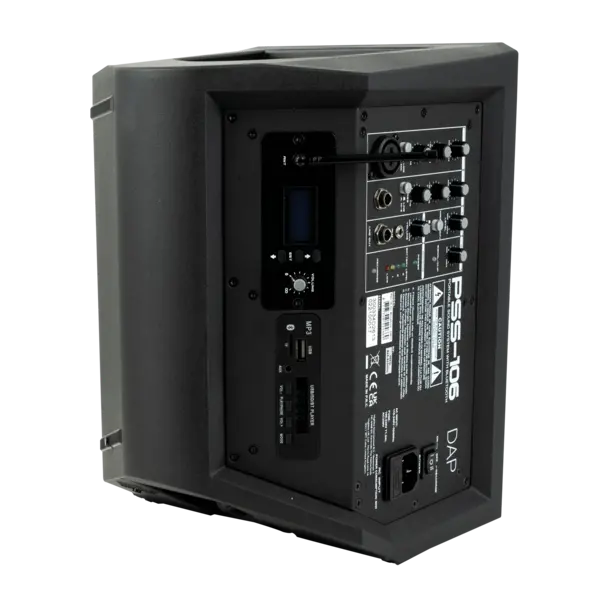 DAP DAP | D2613 | PSS-106 Battery Speaker with Wireless Receiver | 6,5" accu luidspreker incl. draadloze handmicrofoon