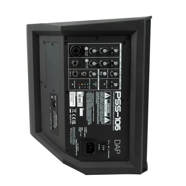 DAP DAP | D2612 | PSS-106 Battery Speaker | Enceinte à batterie de 6,5 po, sans micro