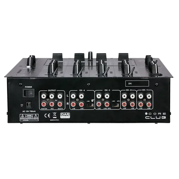 DAP DAP | D2314 | CORE Club | 4-kanaals DJ-mixer