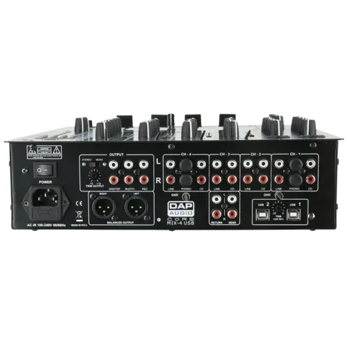 DAP DAP | D2304 | CORE MIX-4 USB | 4-kanaals DJ-mixer met USB-interface