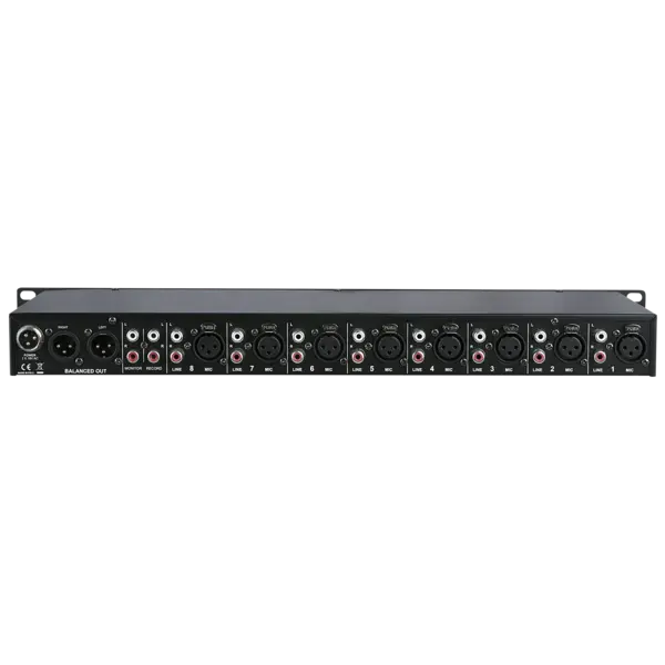 DAP DAP | D2321 | Compact 8.1 | 8-kanaals 1U installatiemixer | 1 output