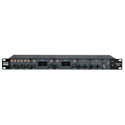 DAP DAP | D2322 | Compact 9.2 | 9-channel 1U install mixer - 2 zones