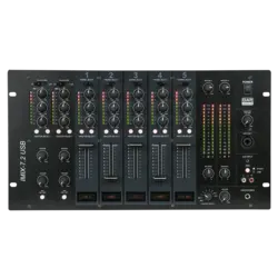 DAP DAP | D2353 | IMIX-7.2 USB | 7-channel 6U install mixer USB - 2 zones DAP | D2353 | IMIX-7.2 USB | 7-channel 6U install mixer USB - 2 zones