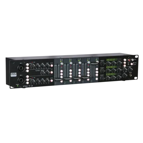 DAP DAP | D2351 | IMIX-7.3 | 7-channel 2U install mixer - 3 zones