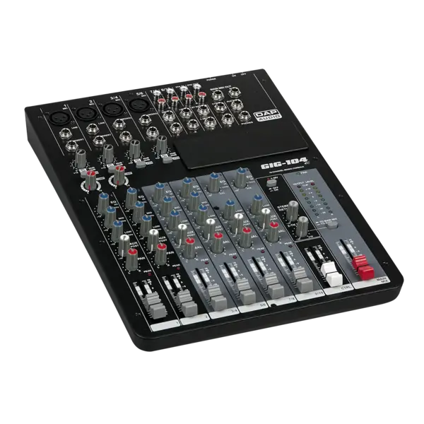DAP DAP | D2283 | GIG-104C | 10-kanaals analoog mengpaneel