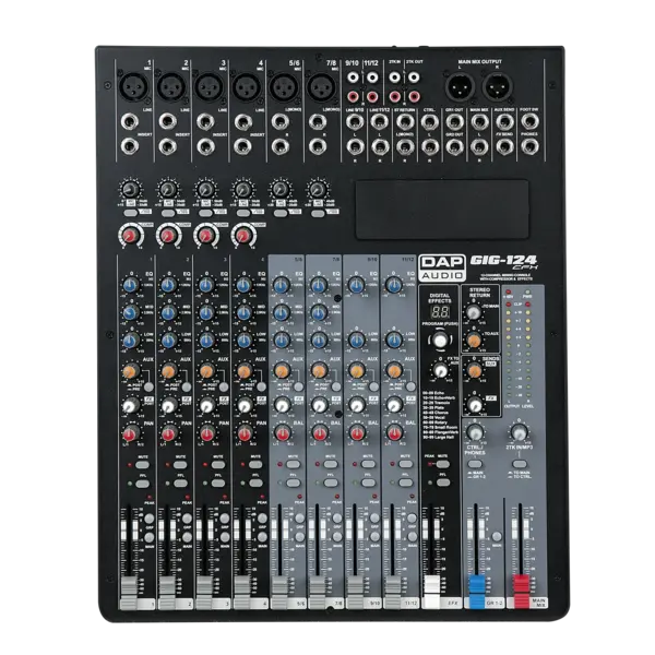 DAP DAP | D2285 | GIG-124CFX | 12-kanaals analoog mengpaneel